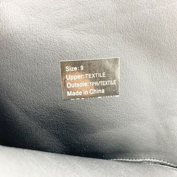 NEW Olivia Miller Boots Textile Block High Heel 9 - Picture 8 of 8